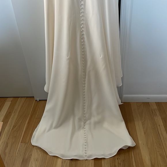 Wedding Dress- Maggie Soterro- size 14- white - Picture 5 of 6